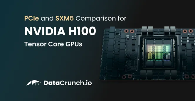 PCIe and SXM5 Comparison for NVIDIA H100 Tensor Core GPUs 